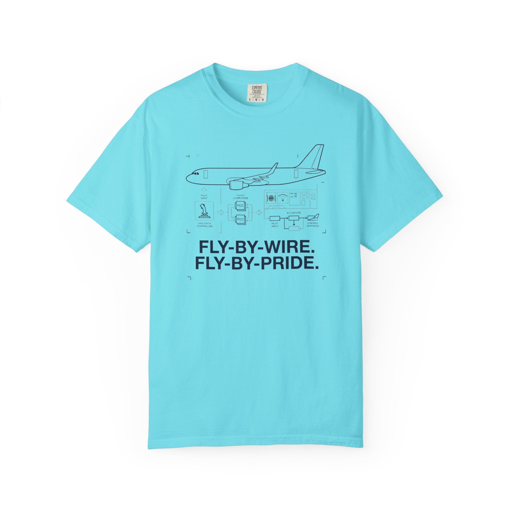 Fly-by-Pride Pun Aviation T-Shirt
