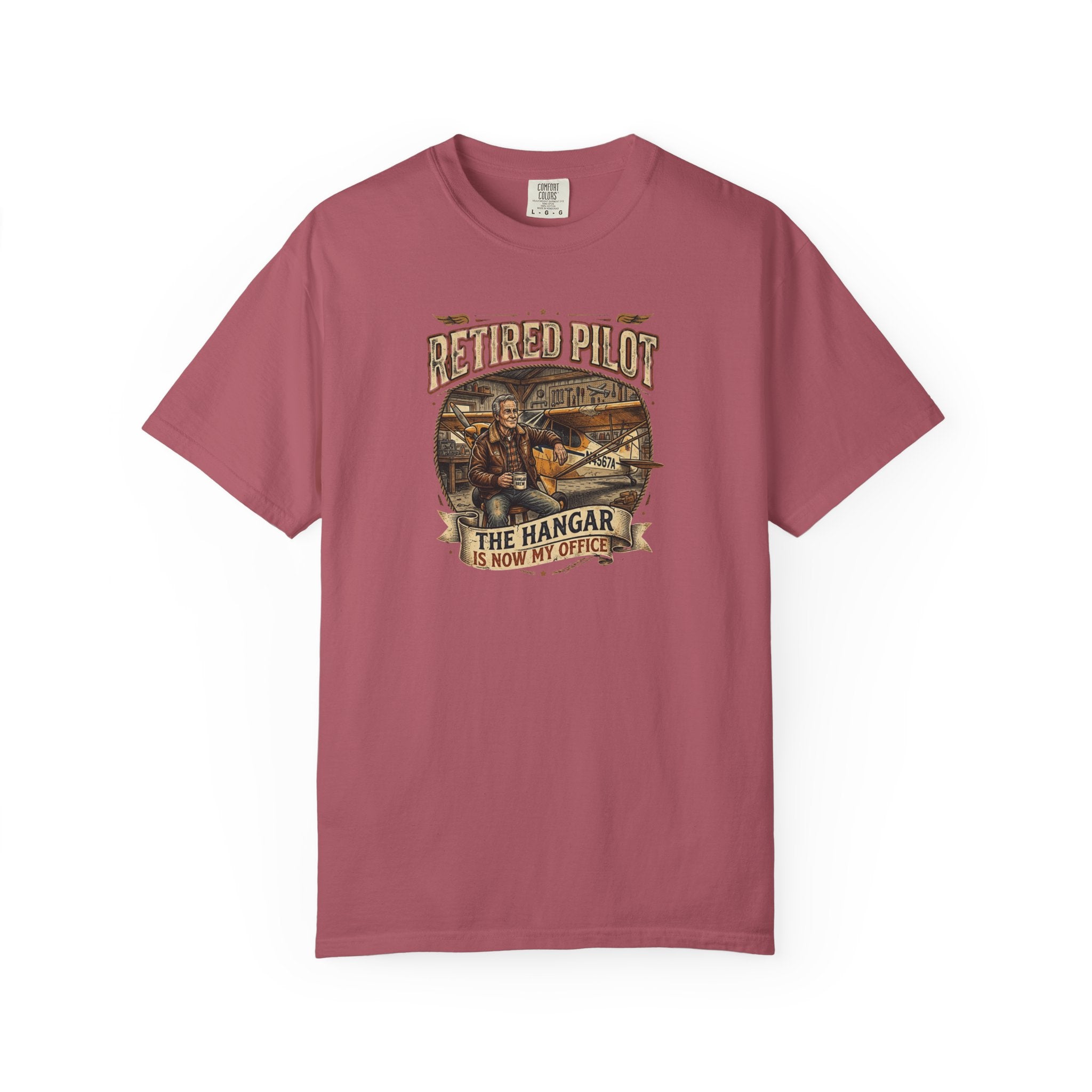 Retired Pilot Aviator T-Shirt — Vintage Flight Tribute