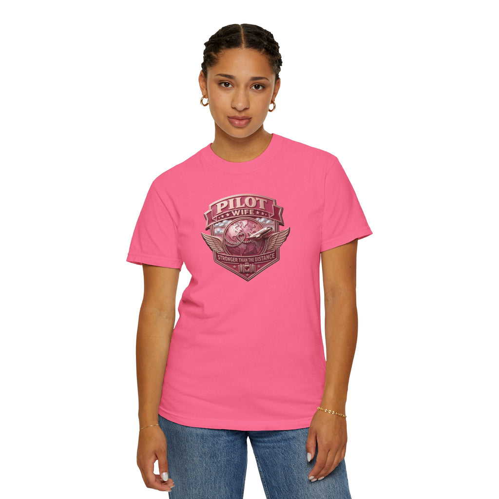 Pilot Wife Tribute T-Shirt — Stronger Than The Distance