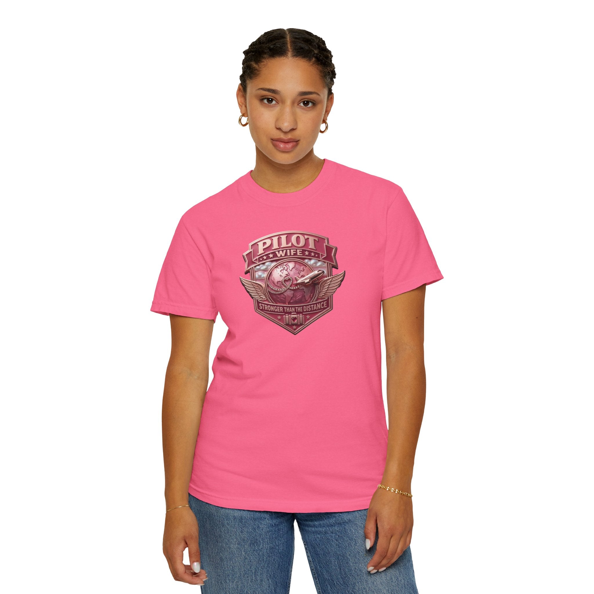 Pilot Wife Tribute T-Shirt — Stronger Than The Distance