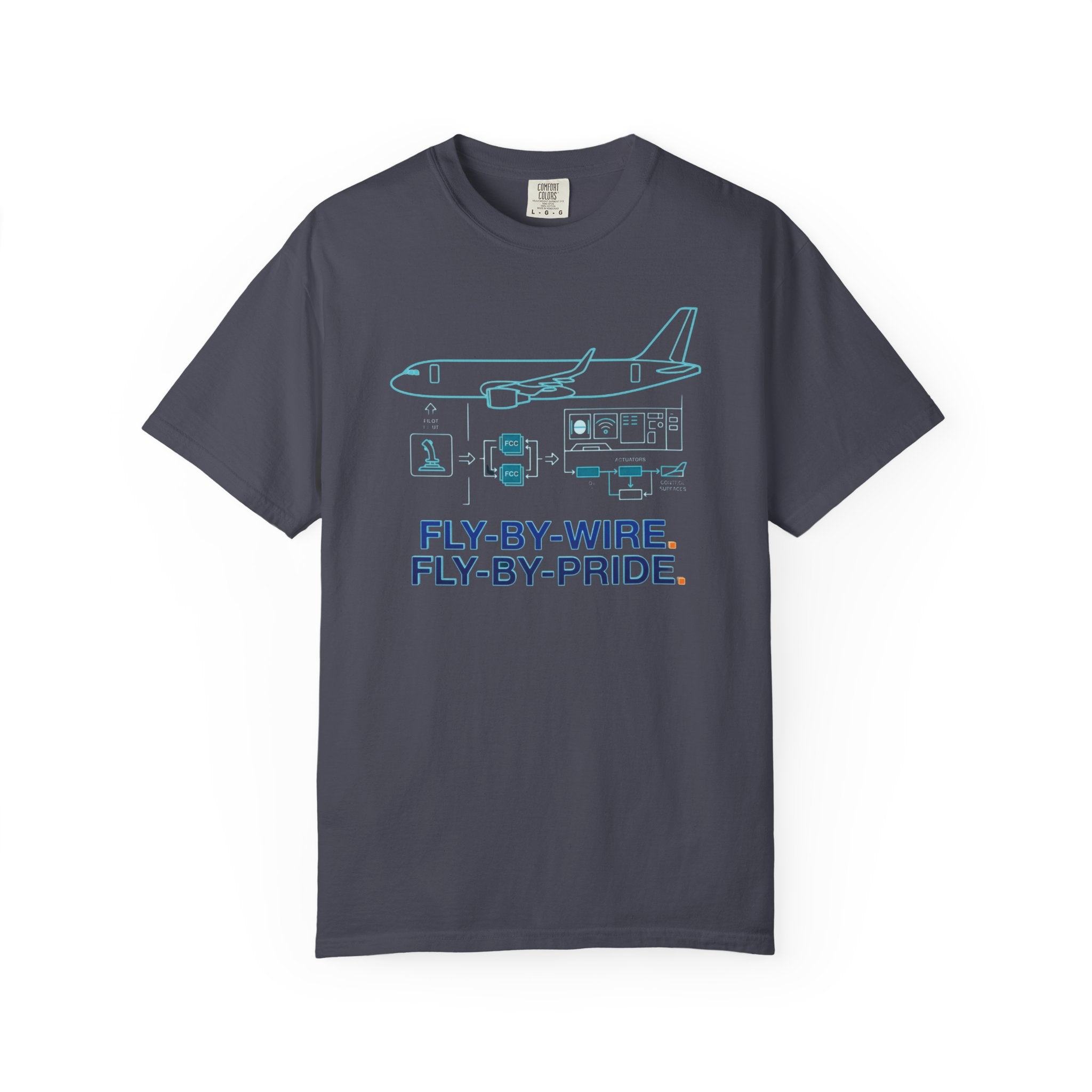 Fly-by-Pride Pun Aviation T-Shirt