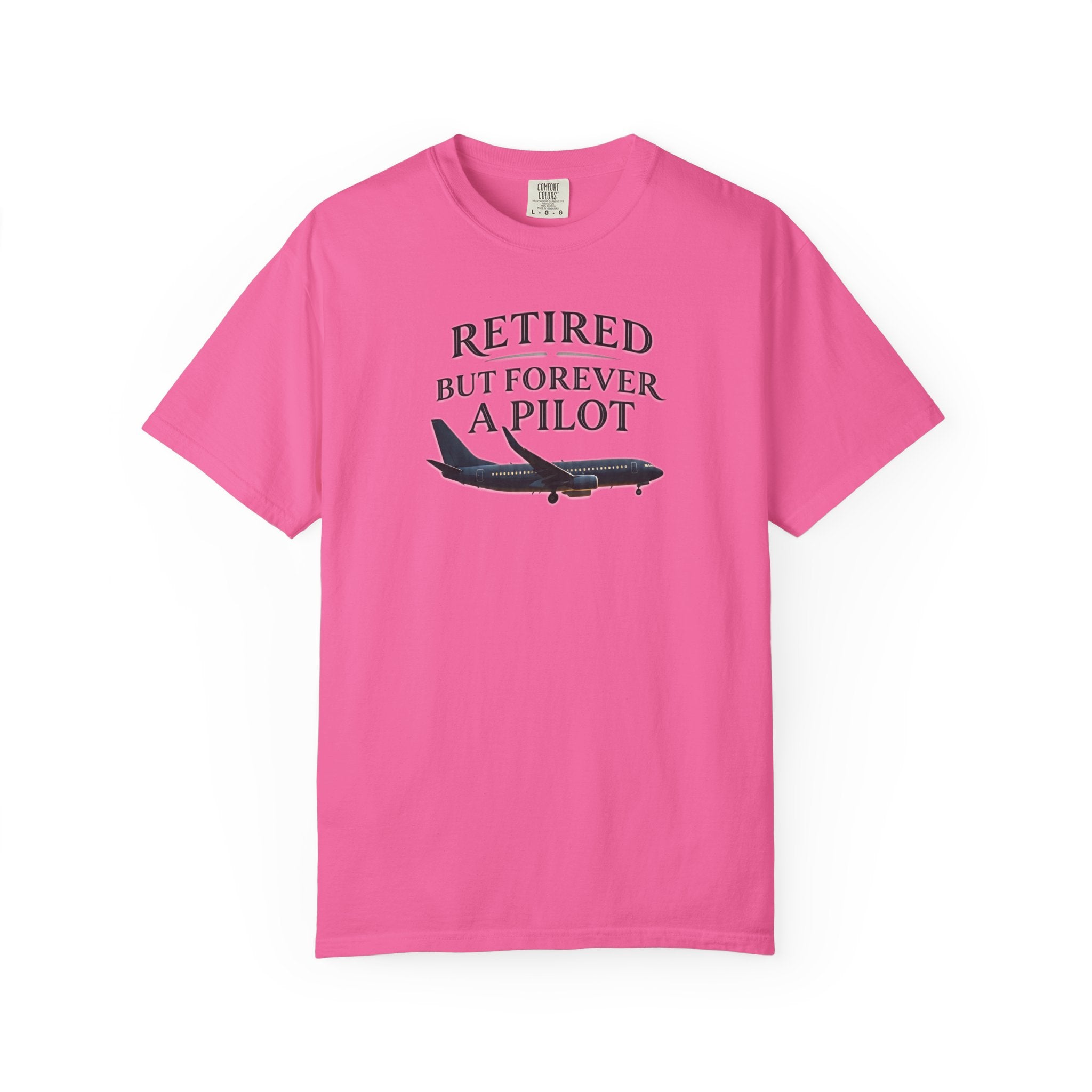 Retired Pilot Aviation T-Shirt — Vintage Flight Tribute