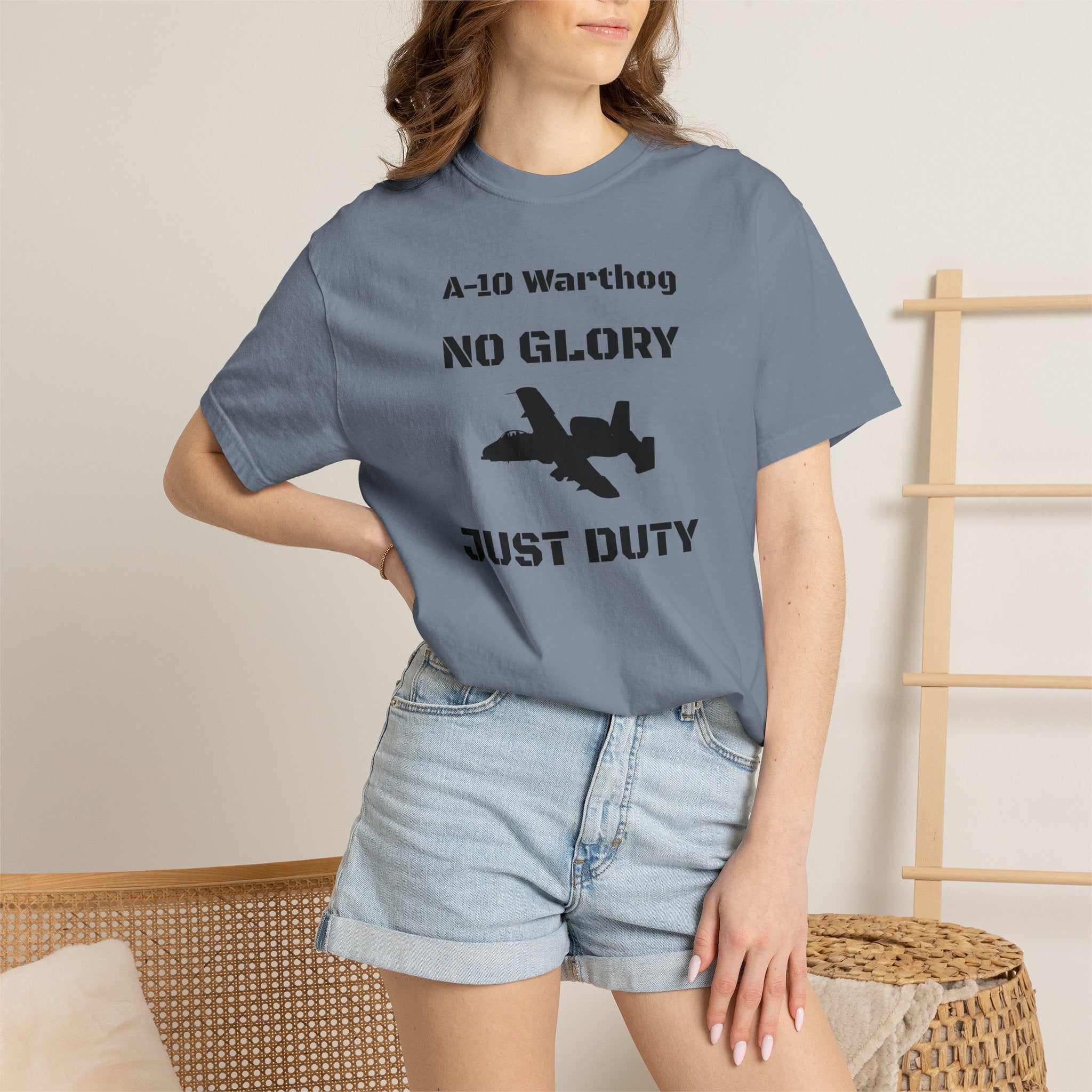 A-10 Warthog Tribute T-shirt — Military Pilot Nicknames Tee