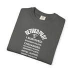 Retired Pilot shirt - I Survived!