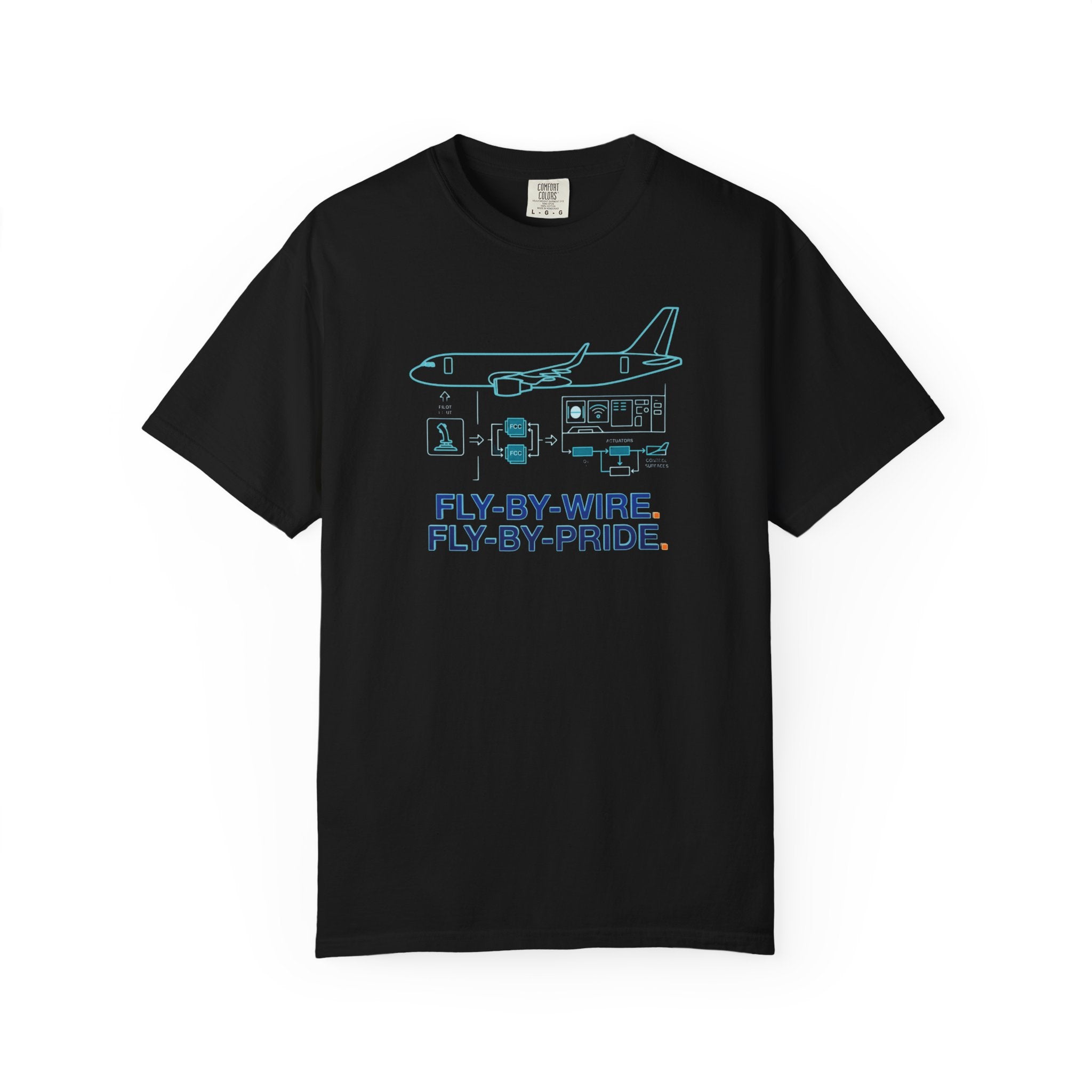 Fly-by-Pride Pun Aviation T-Shirt