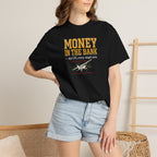 Student Pilot T-Shirt — “Money in the Bank, My CFI Every Single Turn”