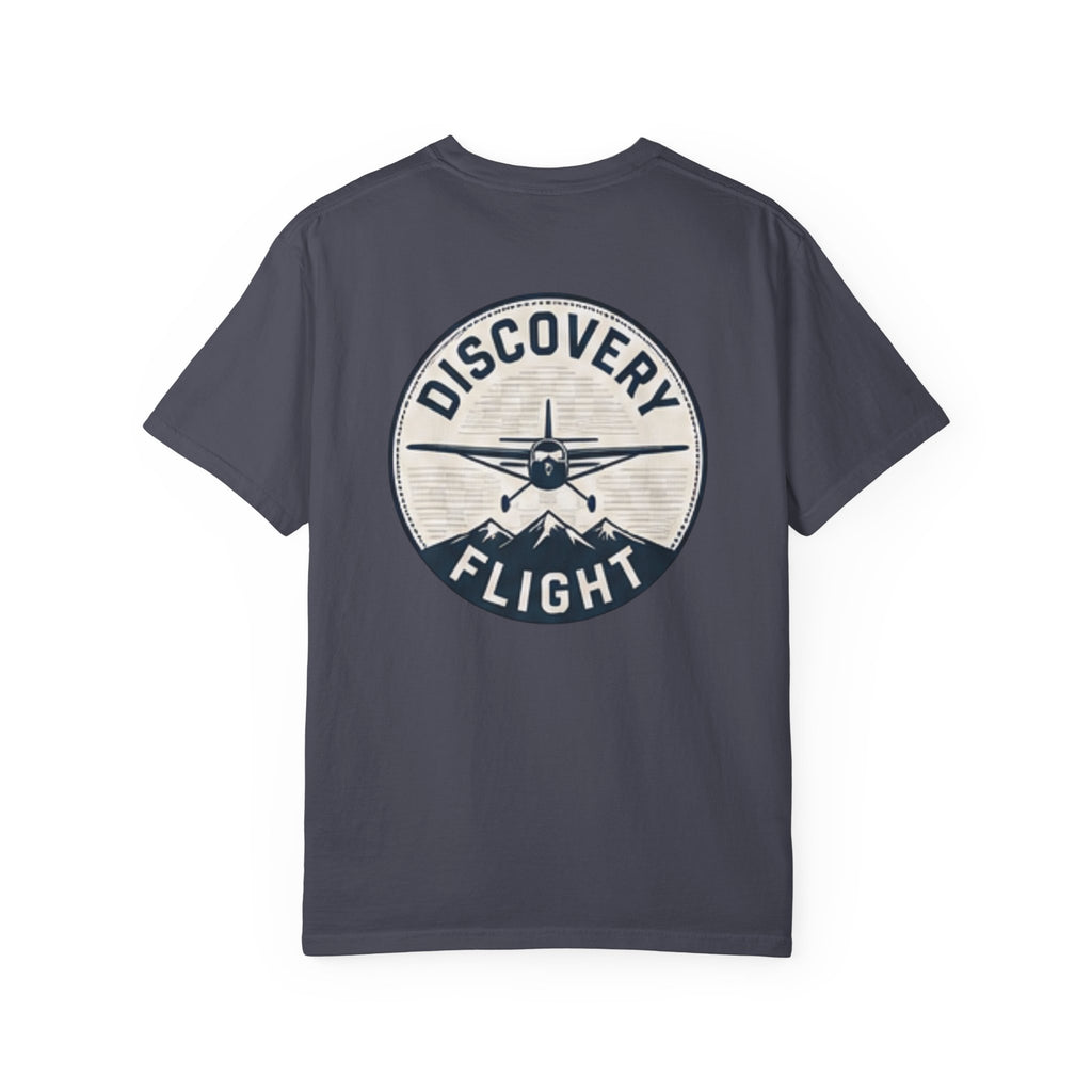 Discovery Flight T-Shirt — Vintage Airplane Graphic Tee