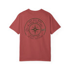 Wander Are Lost Compass T-Shirt — 'Not All Who Wander Are Lost' Travel Tee