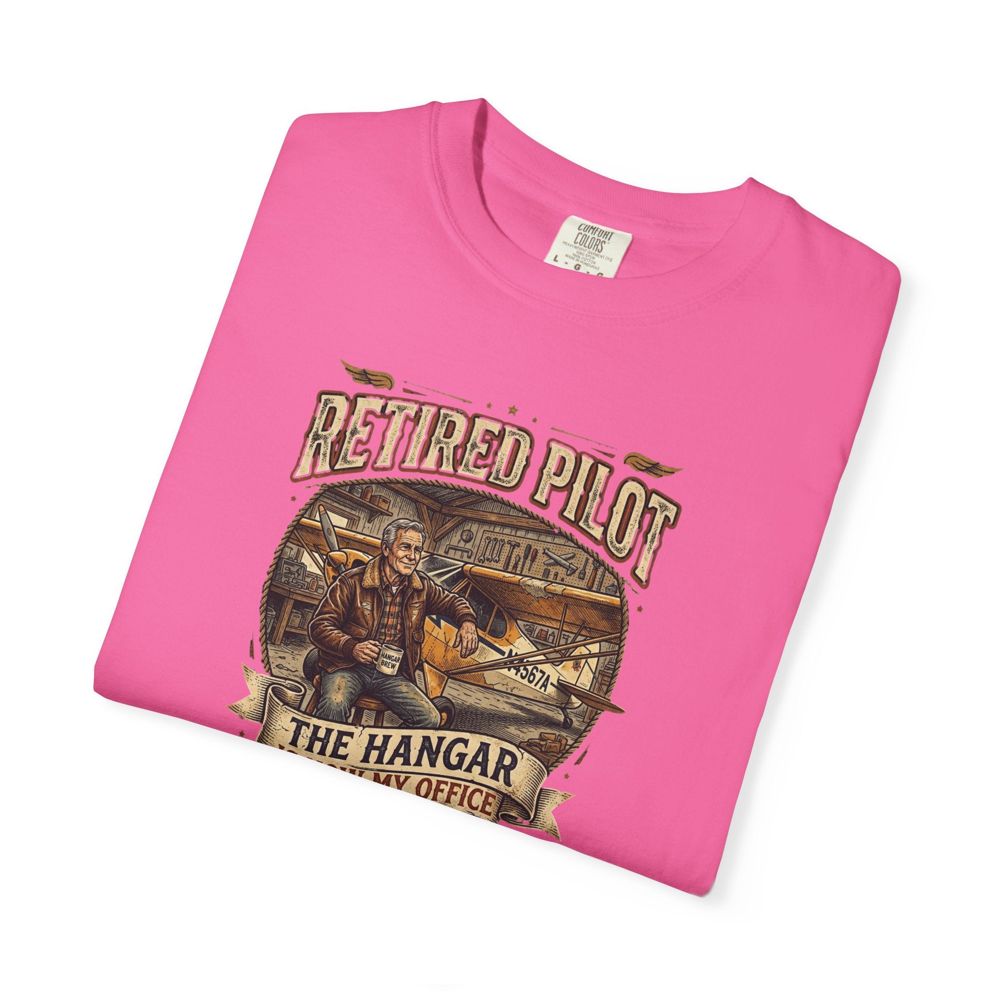 Retired Pilot Aviator T-Shirt — Vintage Flight Tribute