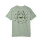 Wander Are Lost Compass T-Shirt — 'Not All Who Wander Are Lost' Travel Tee