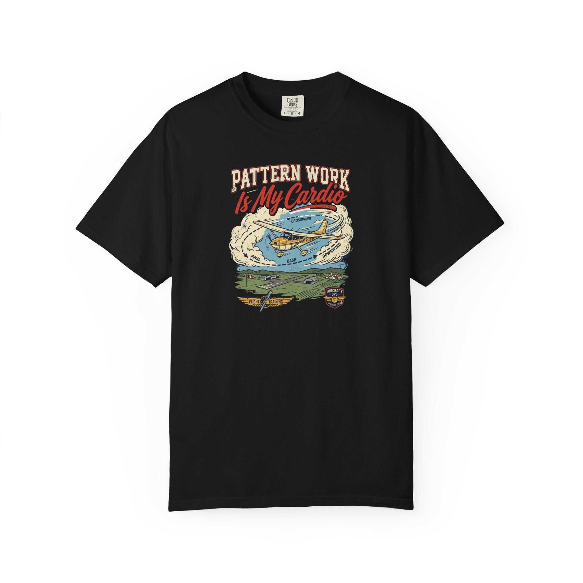 Pattern Work Is My Cardio Aviation Tee