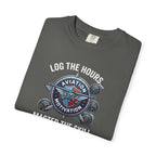 Log the Hours - Master the Skill Student Pilot tee
