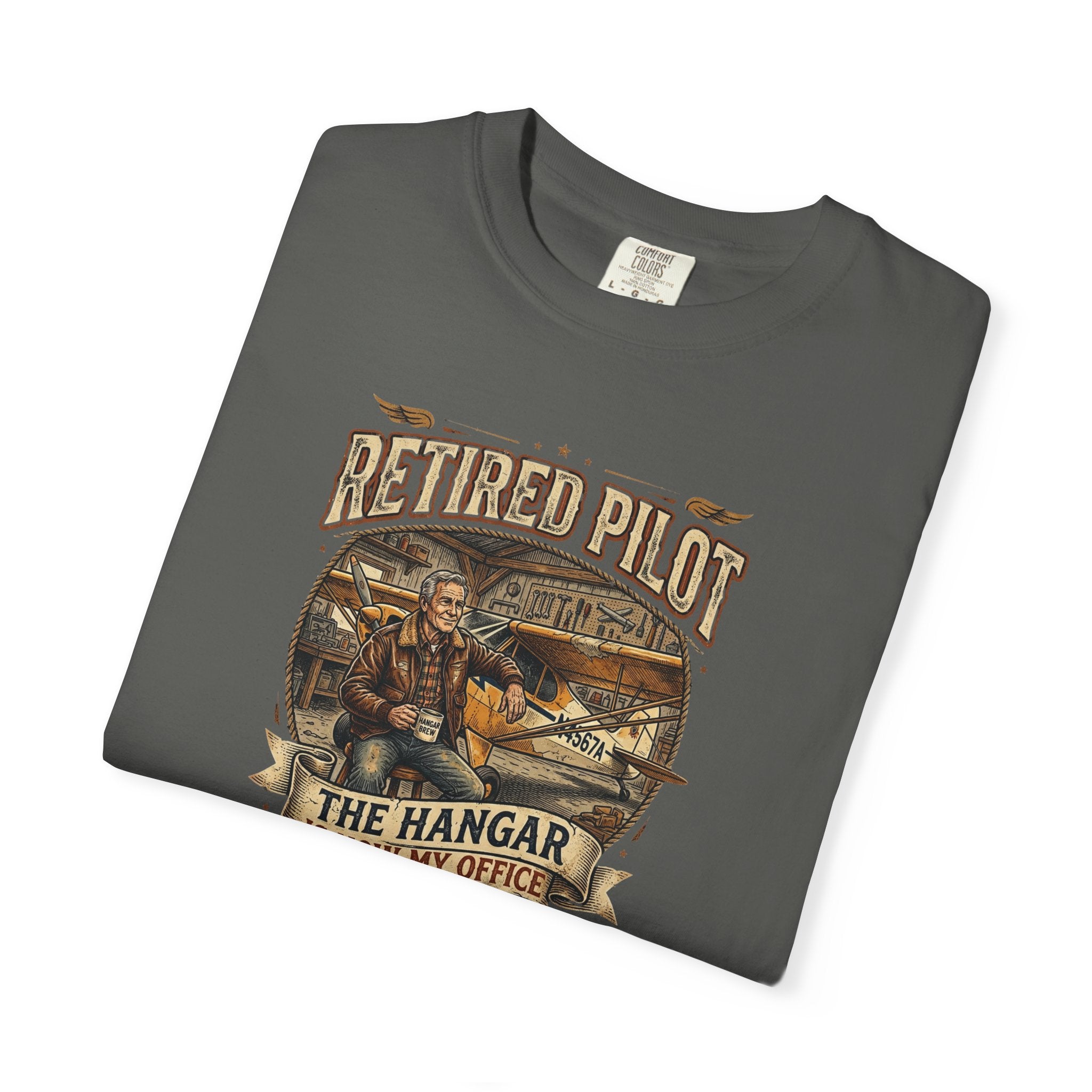 Retired Pilot Aviator T-Shirt — Vintage Flight Tribute
