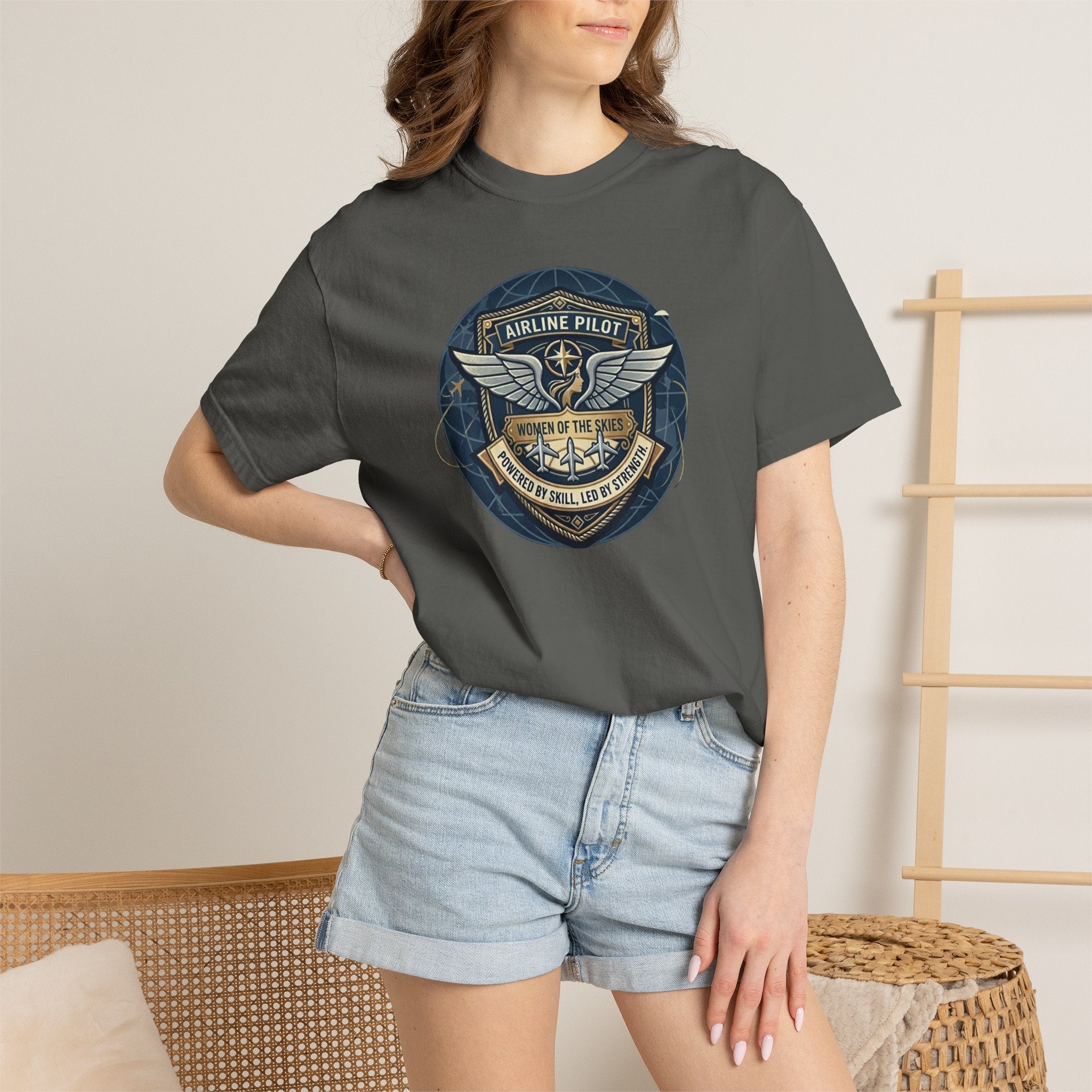 Women of the Skies - Women in Professional Aviation Tee