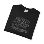 Retired Pilot Aviation T-Shirt — Vintage Flight Tribute