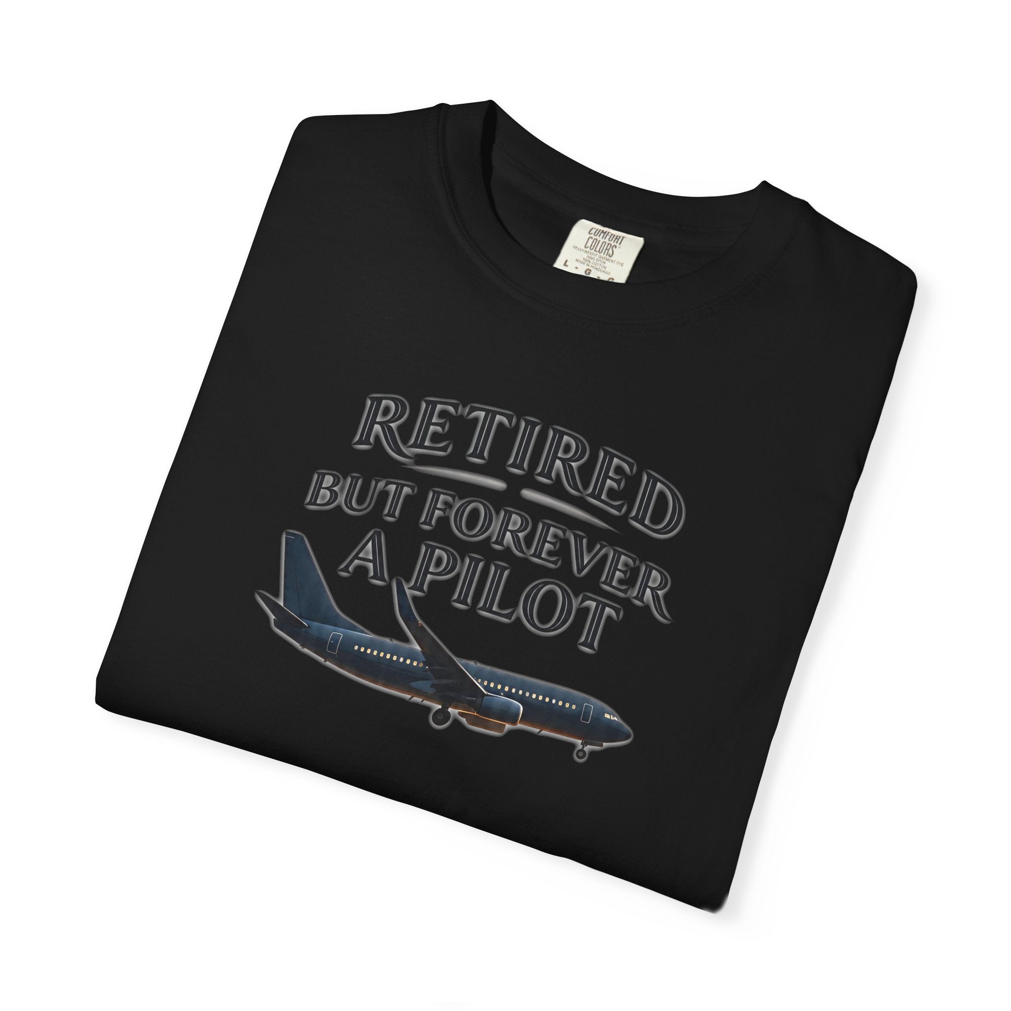 Retired Pilot Aviation T-Shirt — Vintage Flight Tribute