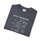 Airbus A320 Schematic T-Shirt — 'Precision in Motion' Aviation Tee