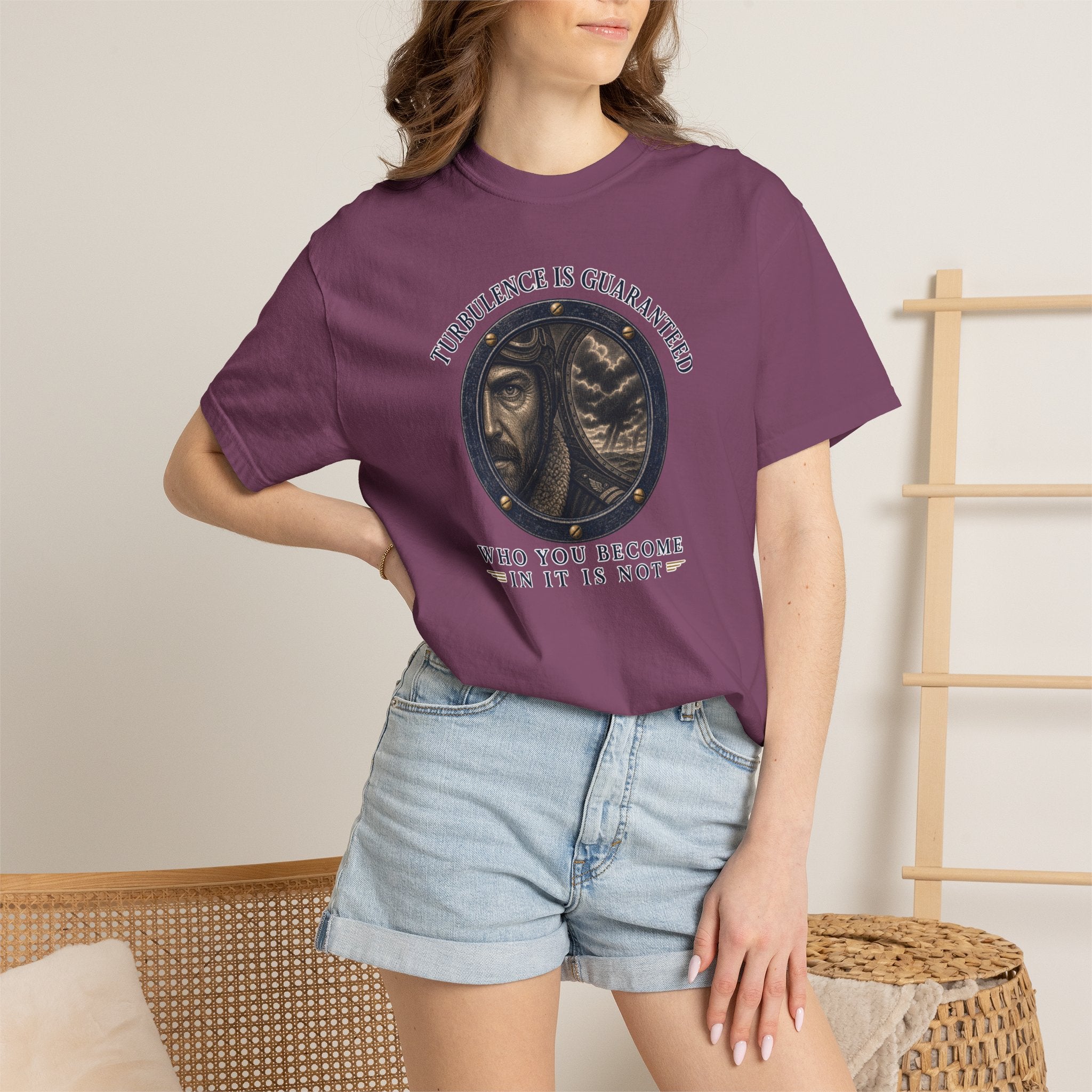 Turbulence Is Guaranteed T-Shirt — Inspirational Aviation Tee