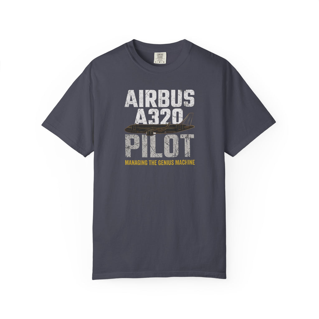 Airbus A320 T-Shirt — 'Managing the Genius Machine' Tee
