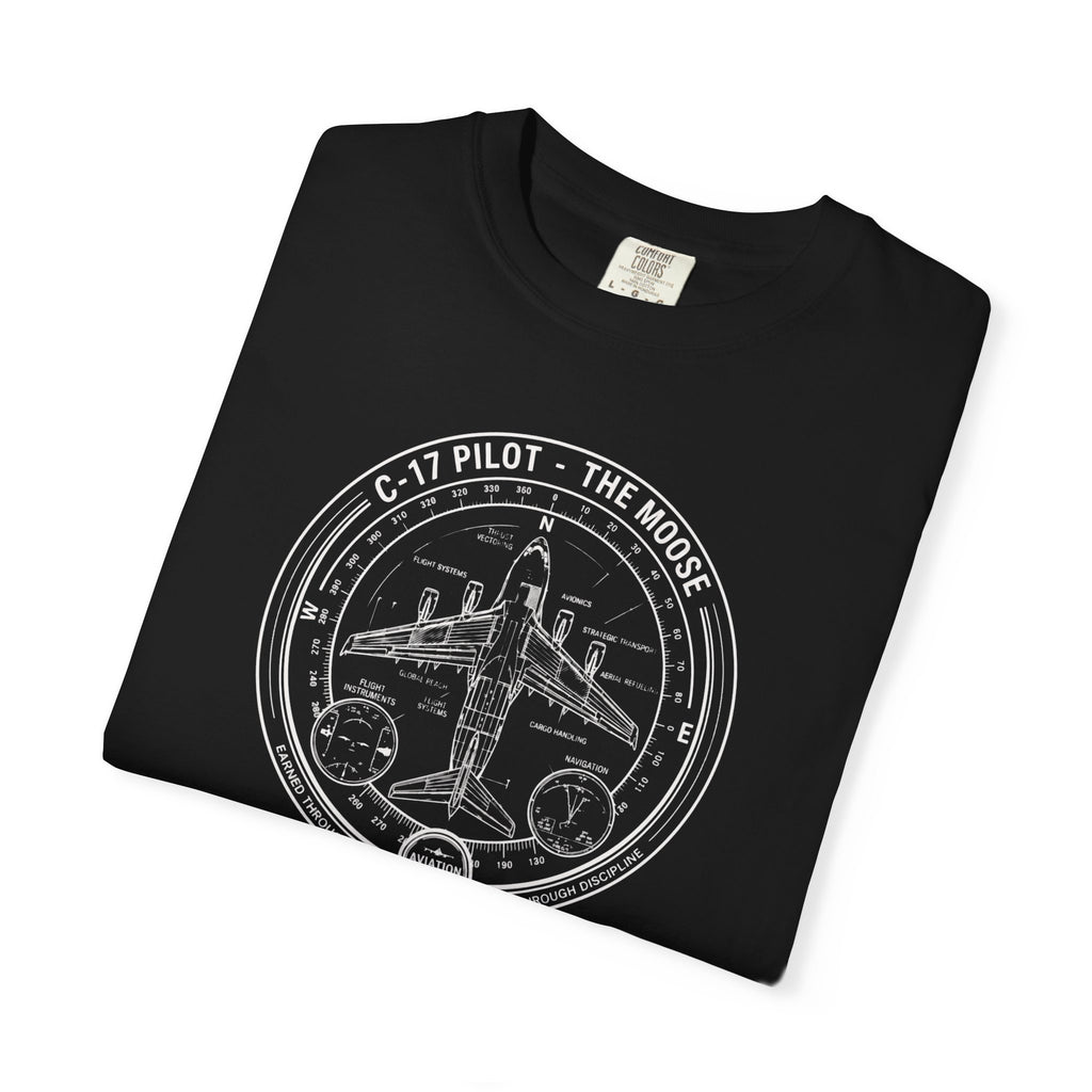 C-17 Pilot Vintage Aviation Tee - The Moose Aircraft T-Shirt