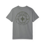 Wander Are Lost Compass T-Shirt — 'Not All Who Wander Are Lost' Travel Tee