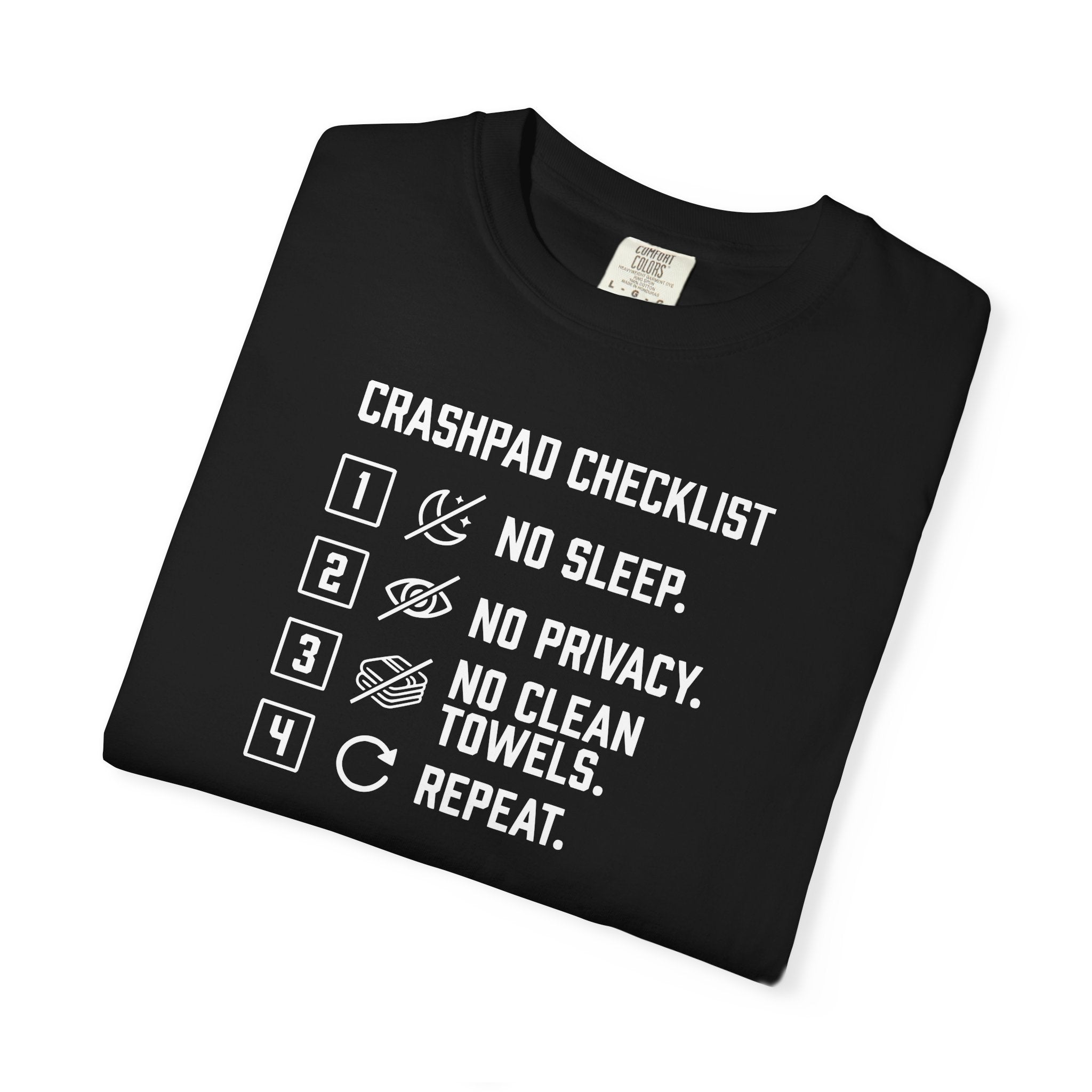 Crashpad Life Funny Airline Pilot T-Shirt