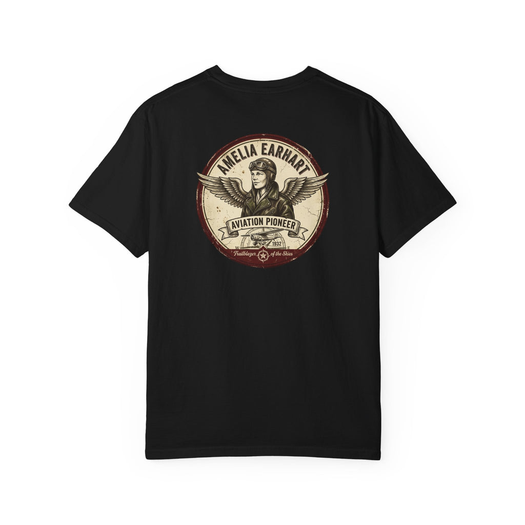 Amelia Earhart Tribute T-Shirt — Signature Series Aviation History