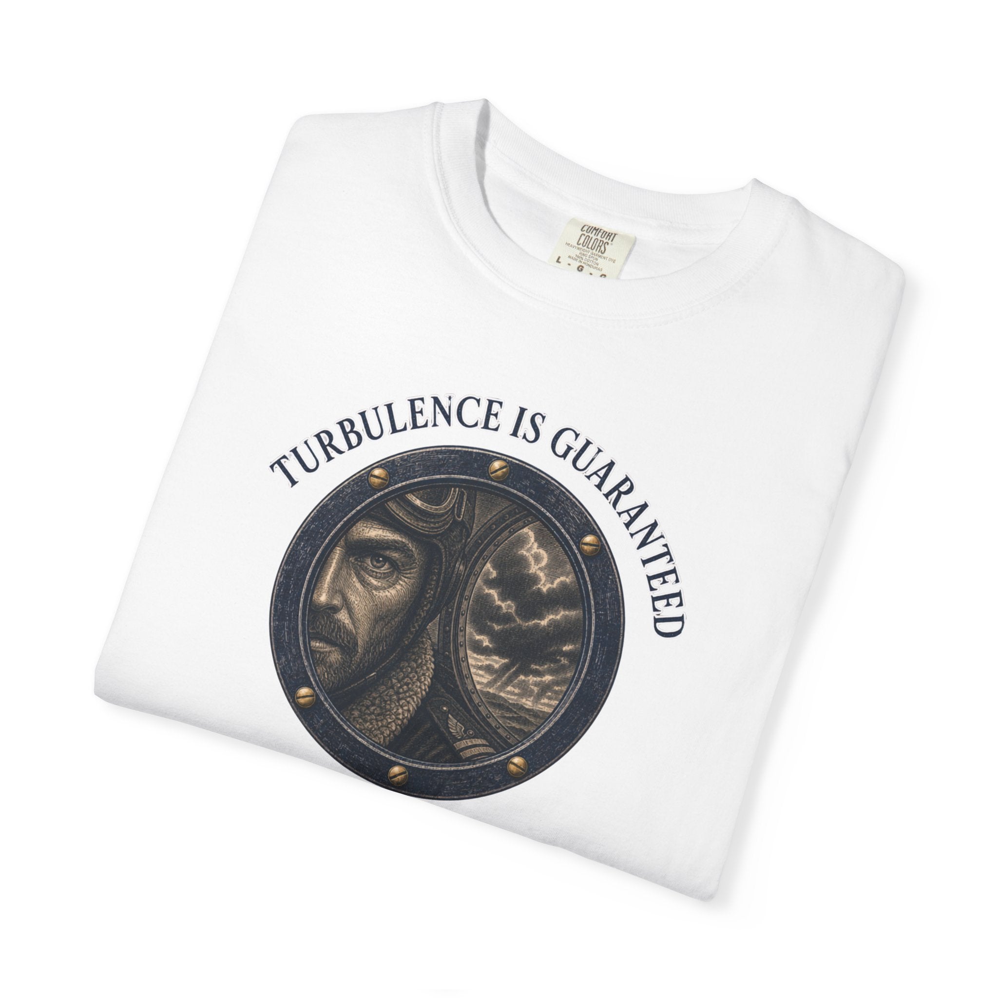 Turbulence Is Guaranteed T-Shirt — Inspirational Aviation Tee
