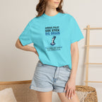 Airbus Side Stick Big Brain Aviation T-Shirt