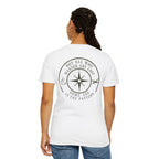Wander Are Lost Compass T-Shirt — 'Not All Who Wander Are Lost' Travel Tee
