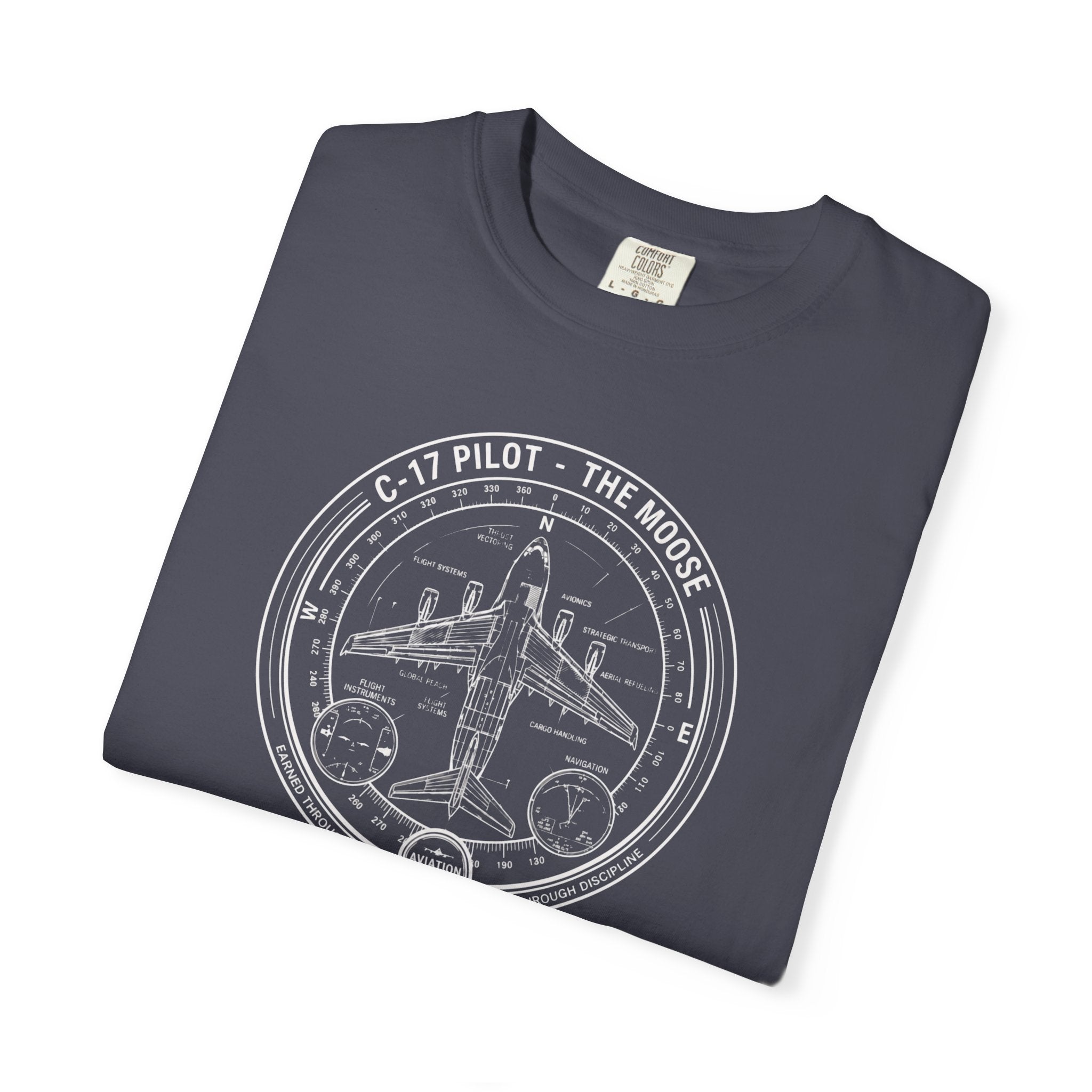 C-17 Pilot Vintage Aviation Tee - The Moose Aircraft T-Shirt