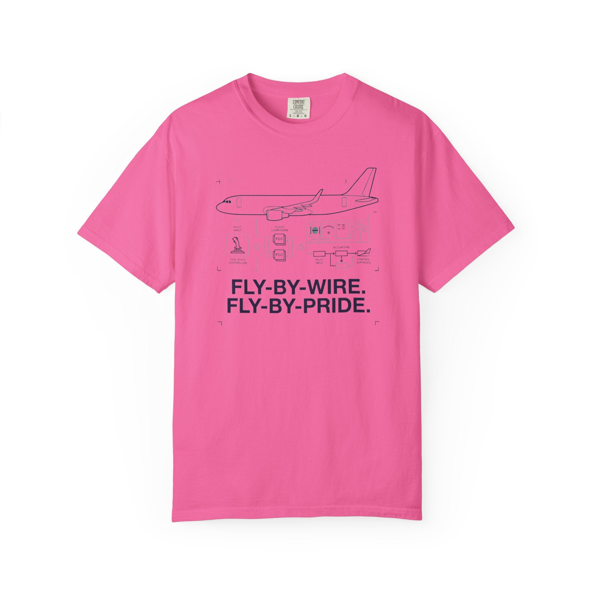 Fly-by-Pride Pun Aviation T-Shirt