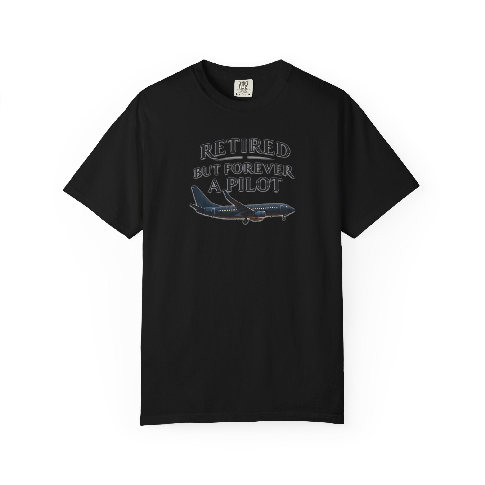 Retired Pilot Aviation T-Shirt — Vintage Flight Tribute