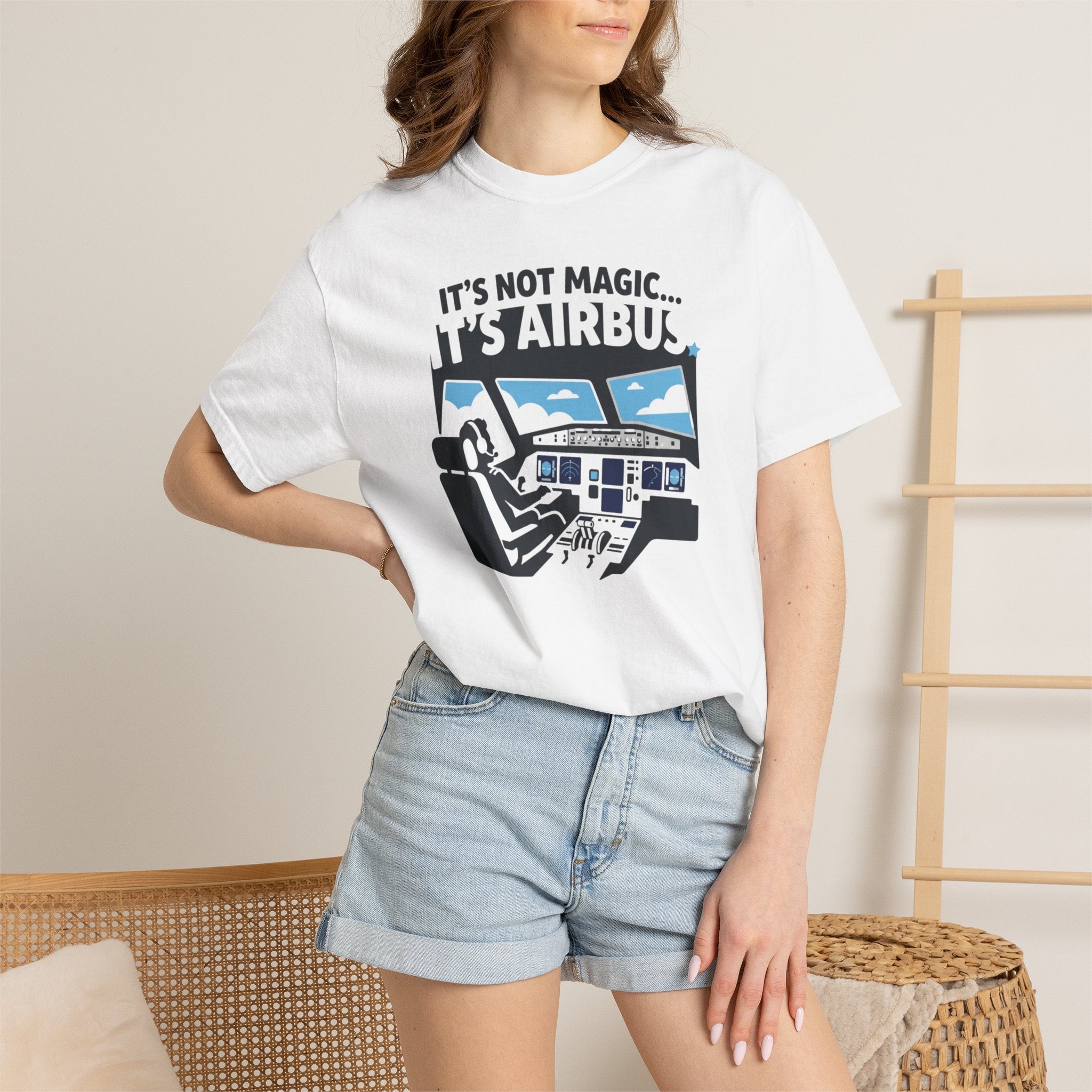 Airbus Magic of Flight T-Shirt — Aviation Tech Enthusiast Tee