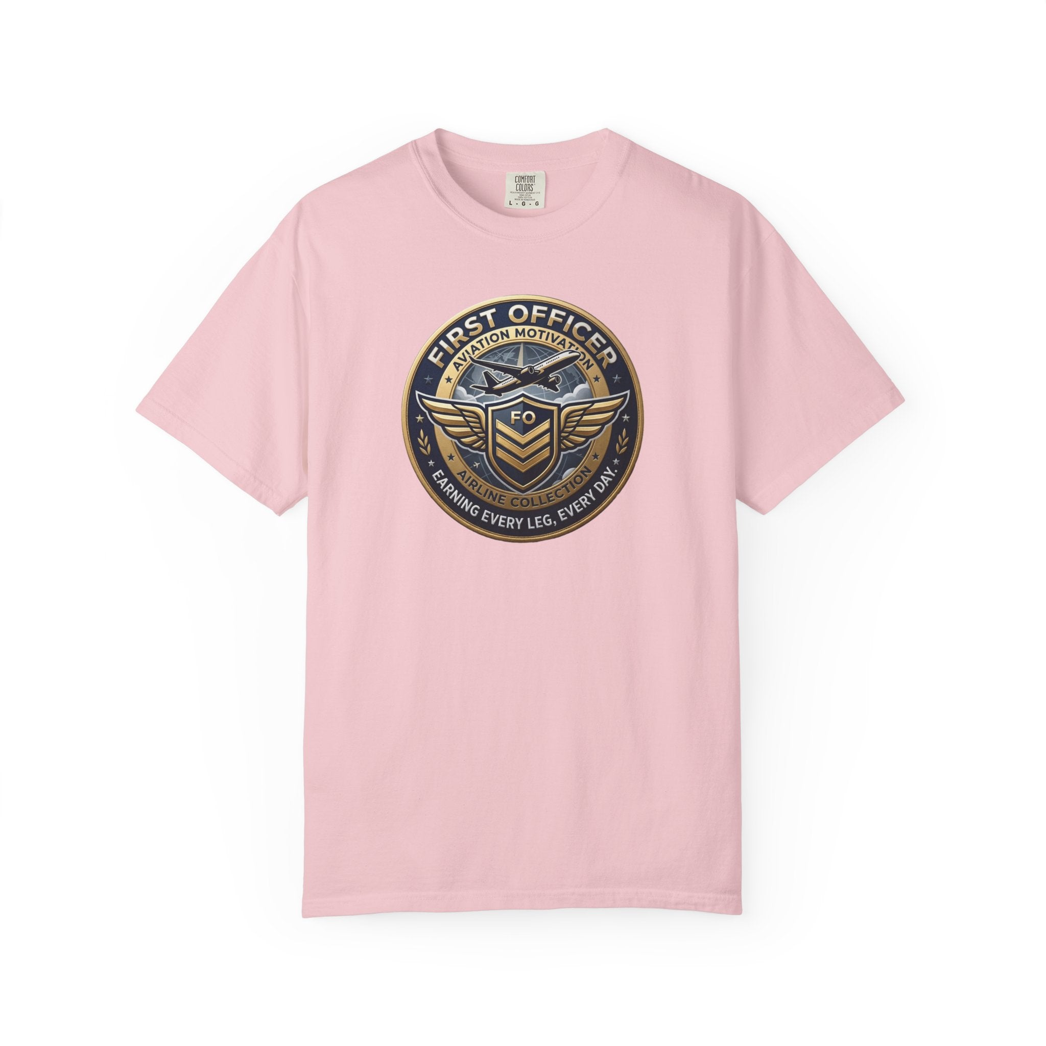 First Officer Pilot T-Shirt — Bold Airline Crew Tee
