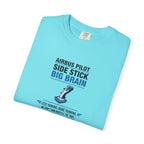 Airbus Side Stick Big Brain Aviation T-Shirt