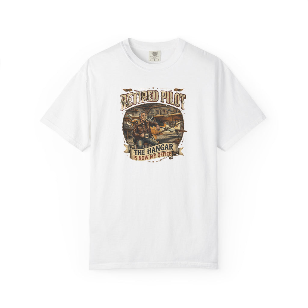 Retired Pilot Aviator T-Shirt — Vintage Flight Tribute