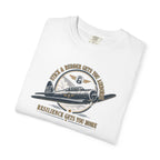 Stick & Rudder Gets You Airborne Resilience Gets You Home T-Shirt — Vintage Plane Tee