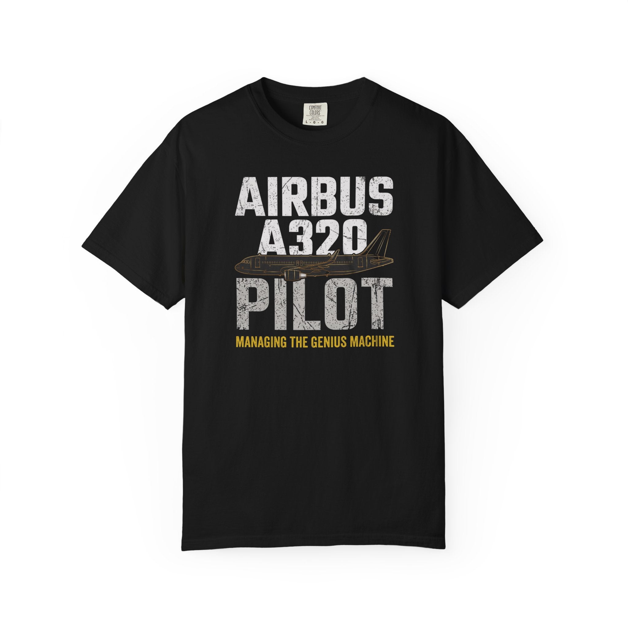 Airbus A320 T-Shirt — 'Managing the Genius Machine' Tee