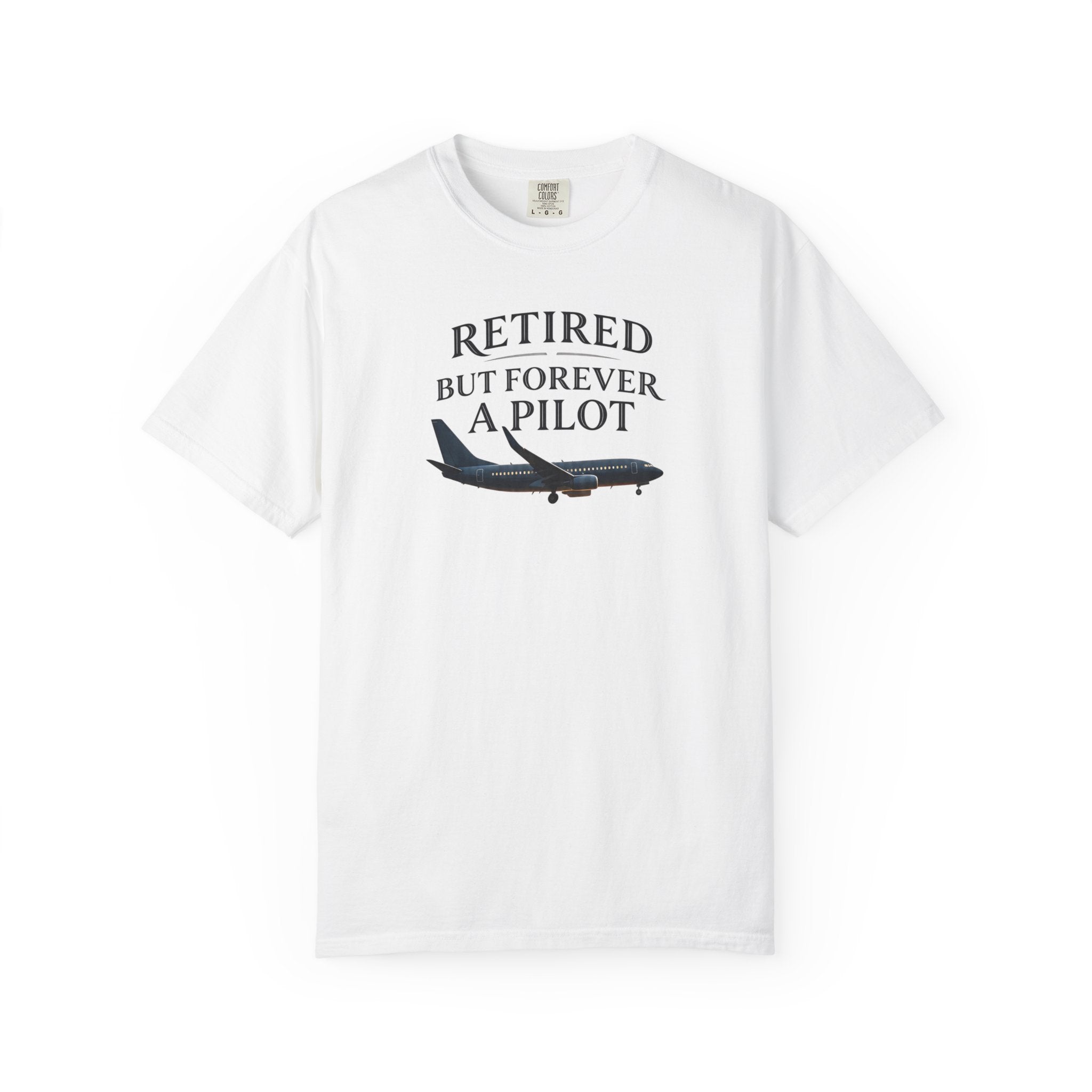 Retired Pilot Aviation T-Shirt — Vintage Flight Tribute