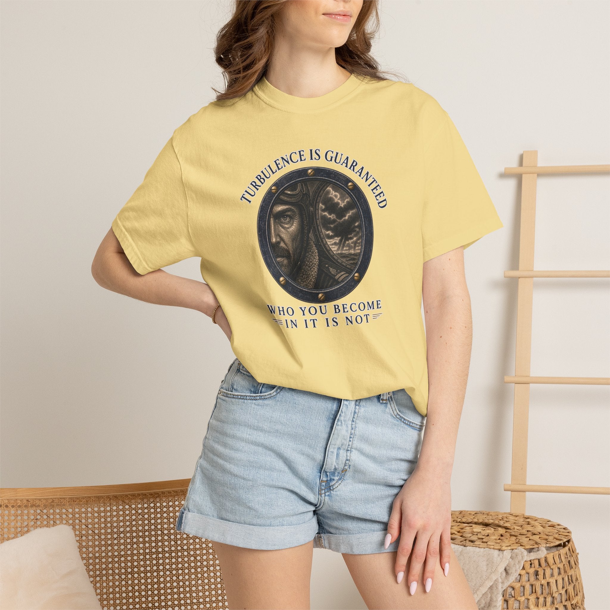 Turbulence Is Guaranteed T-Shirt — Inspirational Aviation Tee