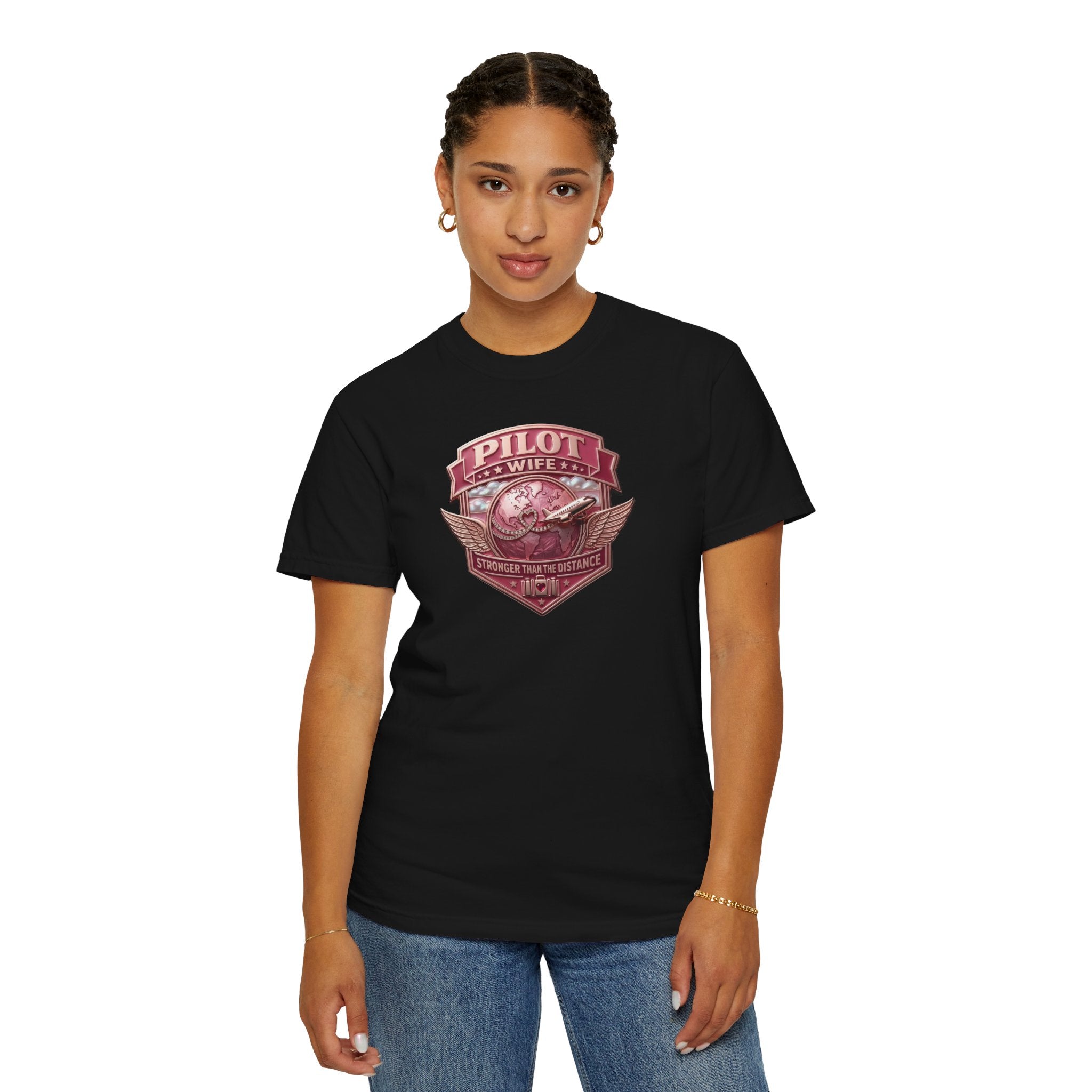 Pilot Wife Tribute T-Shirt — Stronger Than The Distance