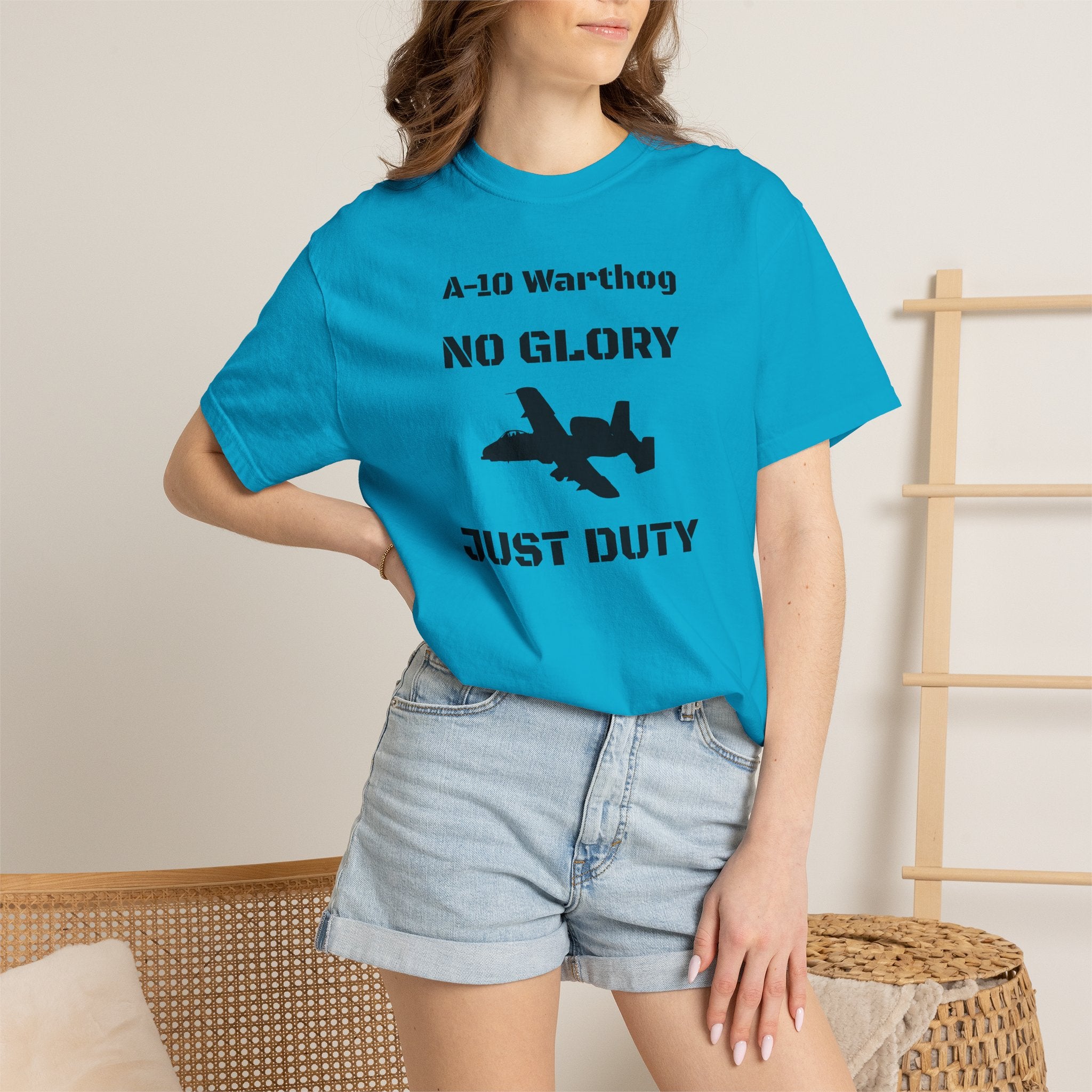 A-10 Warthog Tribute T-shirt — Military Pilot Nicknames Tee