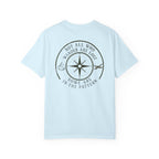 Wander Are Lost Compass T-Shirt — 'Not All Who Wander Are Lost' Travel Tee