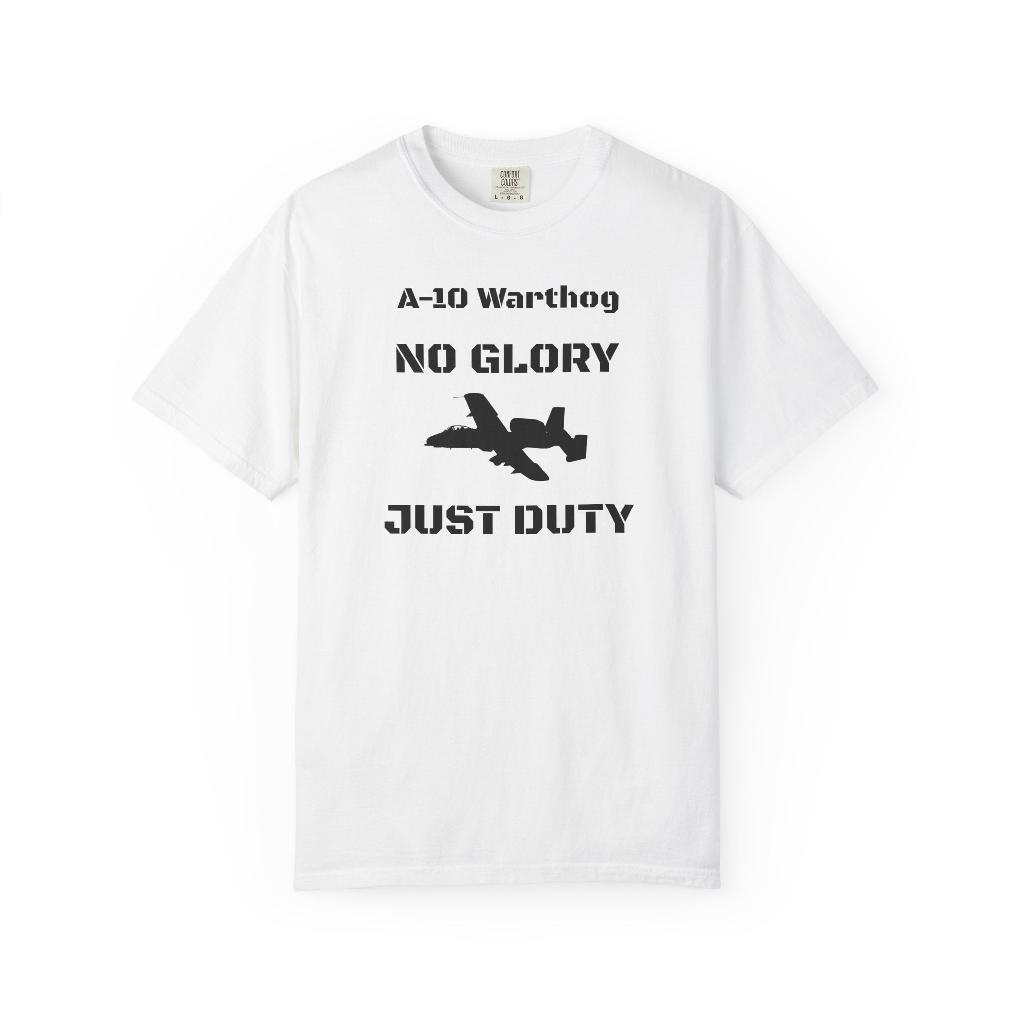 A-10 Warthog Tribute T-shirt — Military Pilot Nicknames Tee