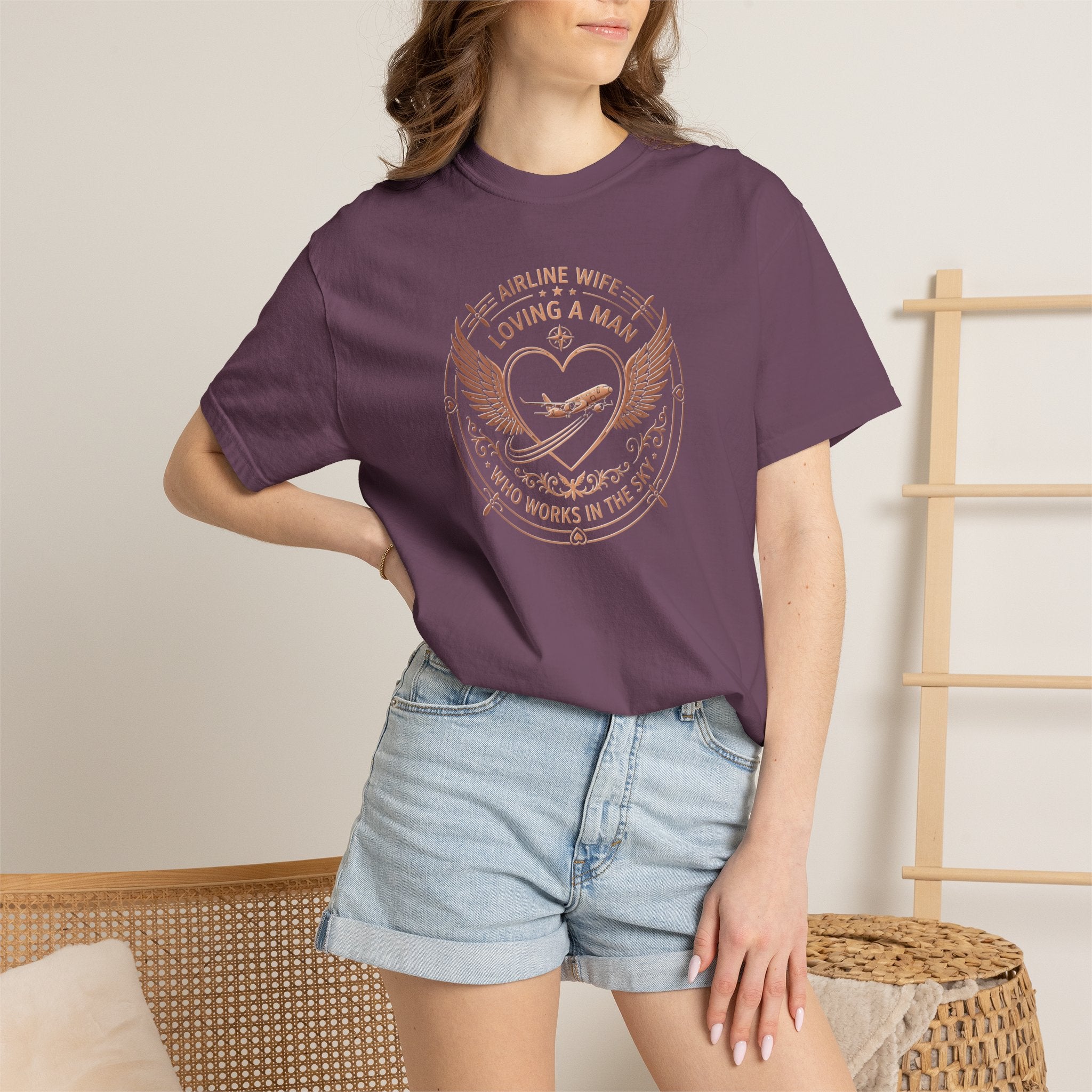 Pilot Wives T-Shirt — "Loving a Man Who Works in the Sky"