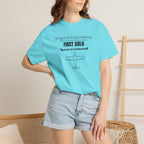 Student Pilot Solo Flight T-Shirt — Personalized Flight School Benchmark Tee
