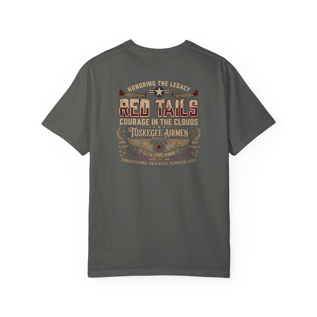 Tuskegee Airmen Tribute T-shirt — Red Tails WWII History Tee