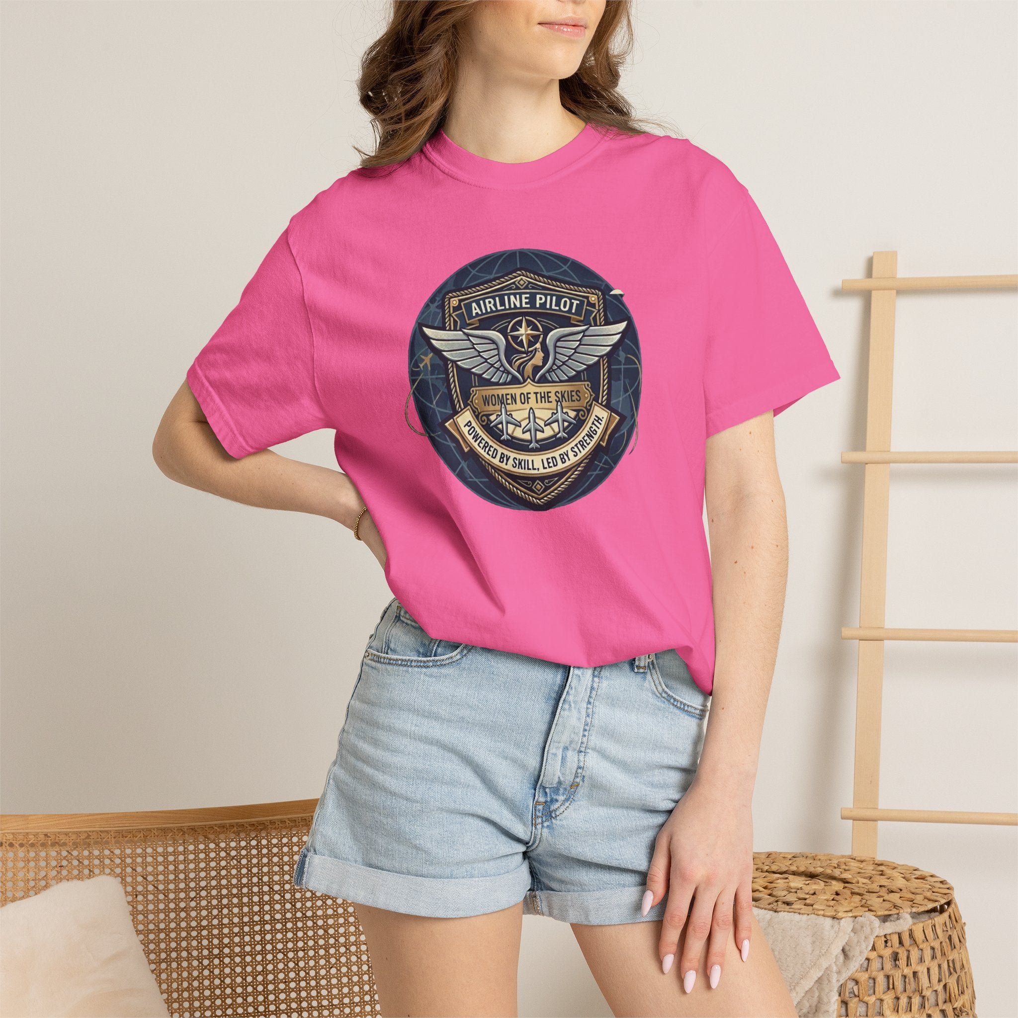 Women of the Skies - Women in Professional Aviation Tee