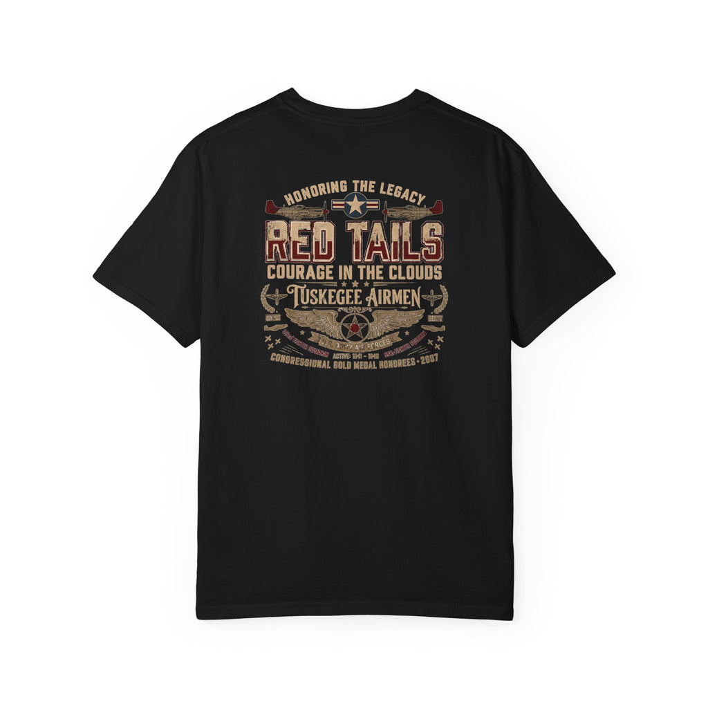 Tuskegee Airmen Tribute T-shirt — Red Tails WWII History Tee